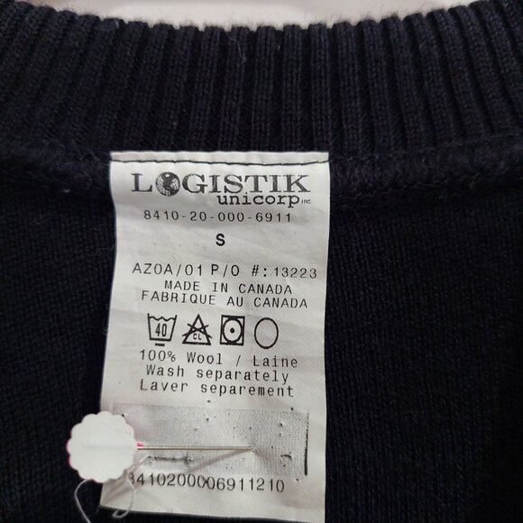 Logistik Unicorp Military-style Commando Sweater 100% Wool Men's Size S - Picture 2 of 3